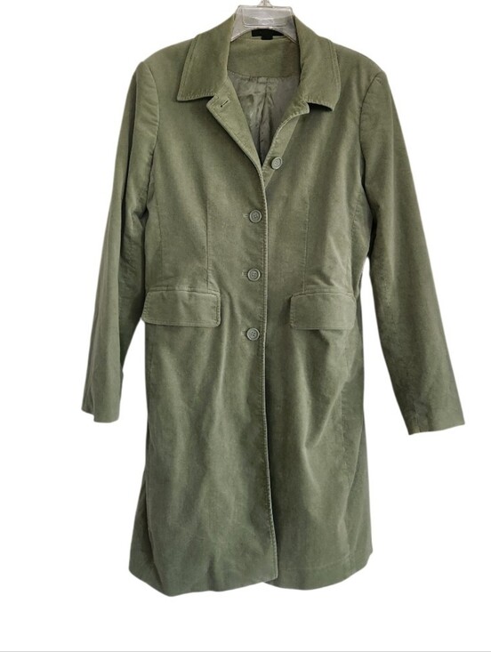 Express Jackets & Blazers - Sage Green Women's Corduroy Coat